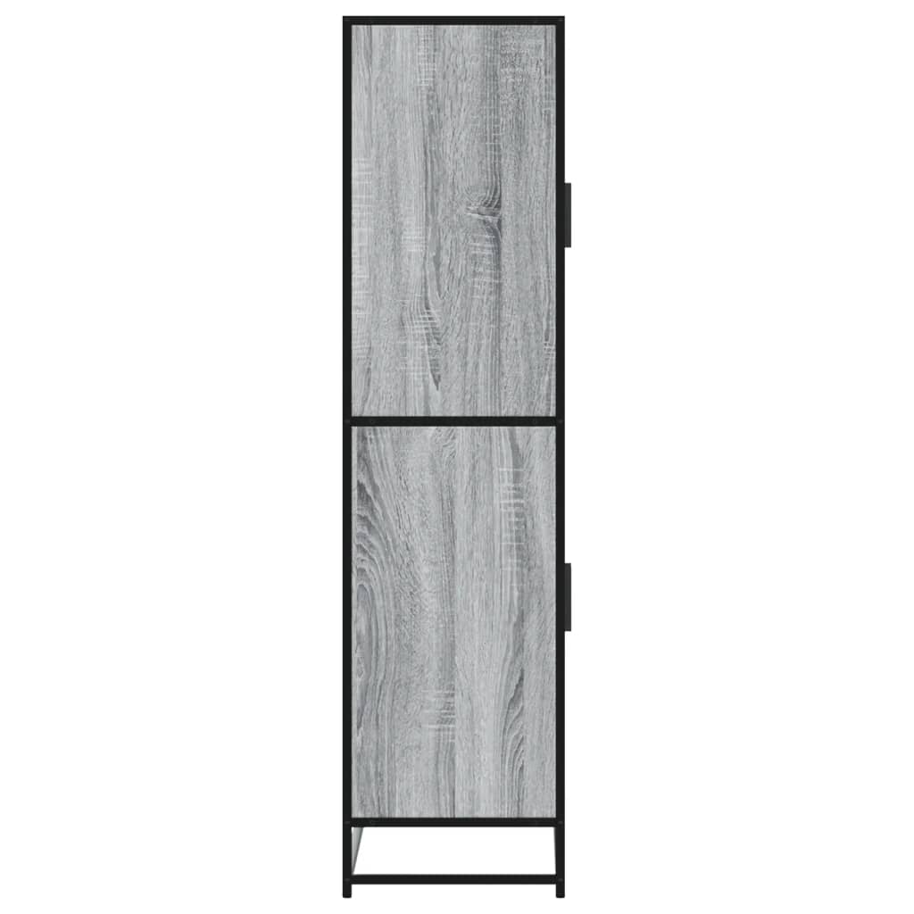 Highboard Γκρι Sonoma 68x35x139 cm Ξύλινο μηχανουργικό ξύλο