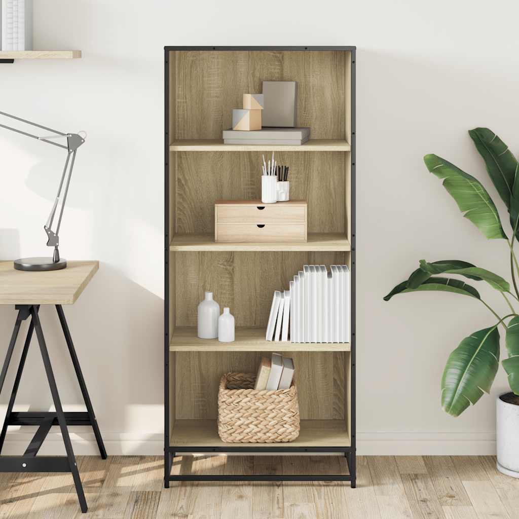 Βιβλιοθήκη Sonoma Oak 60x35x139 cm Ξύλινη κατασκευή