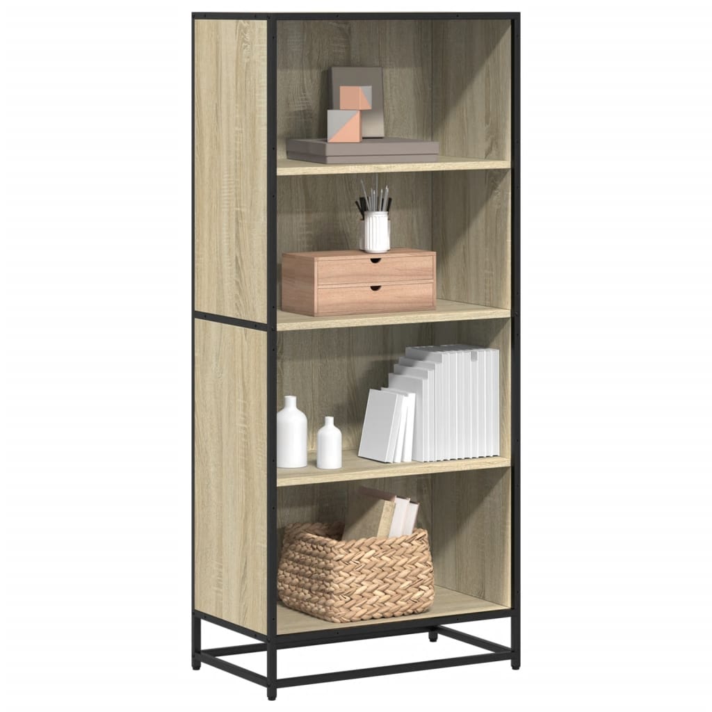 Βιβλιοθήκη Sonoma Oak 60x35x139 cm Ξύλινη κατασκευή