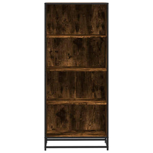 Βιβλιοθήκη καπνιστή βελανιδιά 60x35x139 cm Ξύλινη κατασκευή