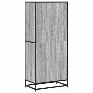 Βιβλιοθήκη Γκρι Sonoma 60x35x139 cm Ξύλινη κατασκευή