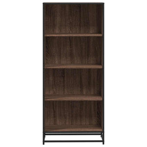 Βιβλιοθήκη καφέ δρυς 60x35x139 cm Ξύλινη κατασκευή