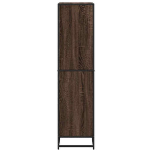 Βιβλιοθήκη καφέ δρυς 60x35x139 cm Ξύλινη κατασκευή