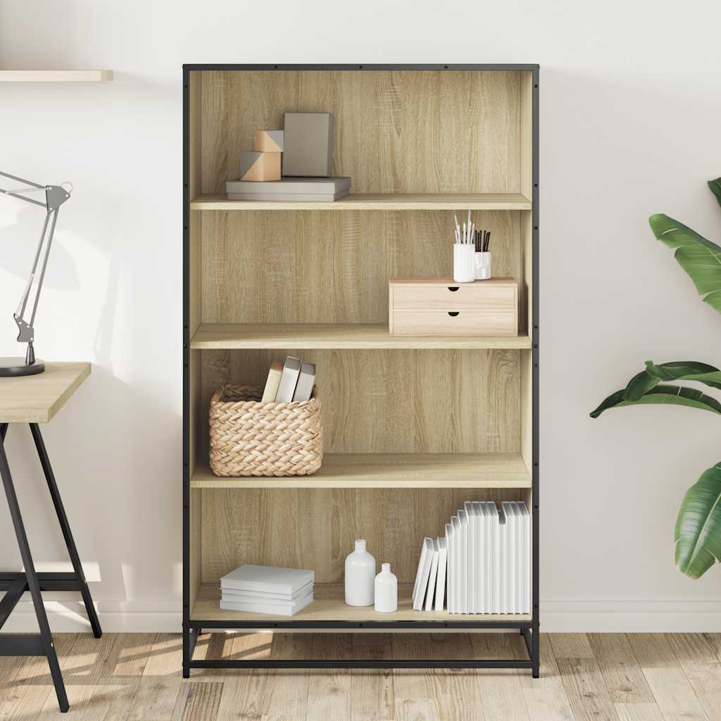 Βιβλιοθήκη Sonoma Oak 80,5x35x139 cm Ξύλινη κατασκευή