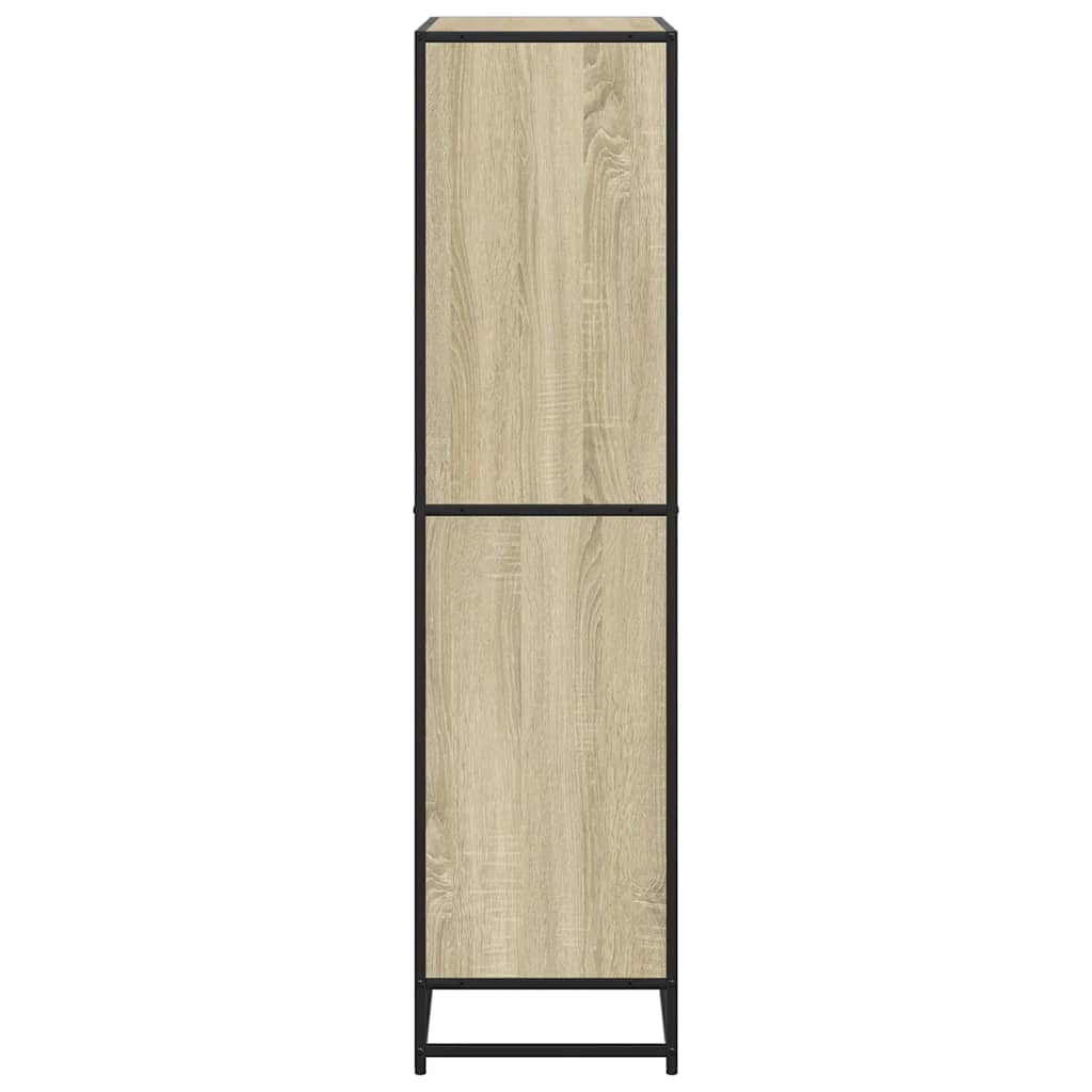 Βιβλιοθήκη Sonoma Oak 80,5x35x139 cm Ξύλινη κατασκευή