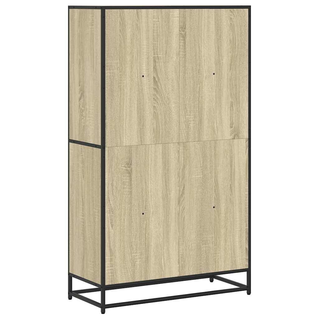 Βιβλιοθήκη Sonoma Oak 80,5x35x139 cm Ξύλινη κατασκευή