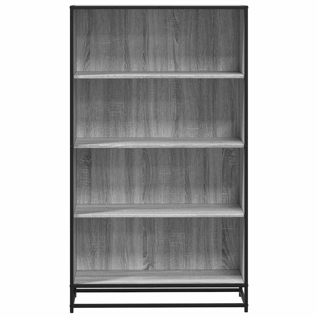 Βιβλιοθήκη Γκρι Sonoma 80,5x35x139 cm Ξύλινη κατασκευή