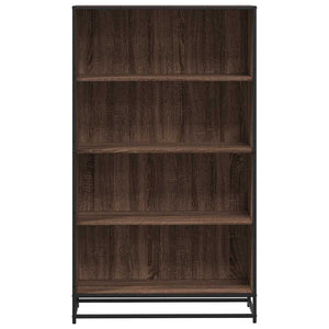 Βιβλιοθήκη καφέ δρυς 80,5x35x139 cm Κατασκευασμένο ξύλο