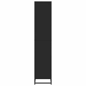 Βιβλιοθήκη  Μαύρο 60x35x170,5 cm Ξύλινη κατασκευή
