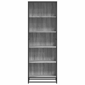 Βιβλιοθήκη Γκρι Sonoma 60x35x170,5 cm Ξύλινη κατασκευή