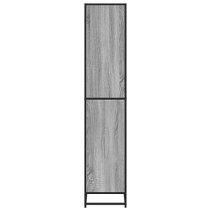 Βιβλιοθήκη Γκρι Sonoma 60x35x170,5 cm Ξύλινη κατασκευή