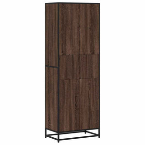 Βιβλιοθήκη καφέ δρυς 60x35x170,5 cm Κατασκευασμένο ξύλο