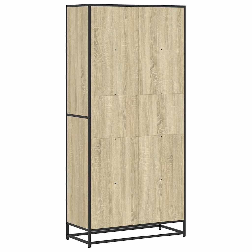 Βιβλιοθήκη Sonoma Oak 80,5x35x170,5 cm Ξύλινη κατασκευή