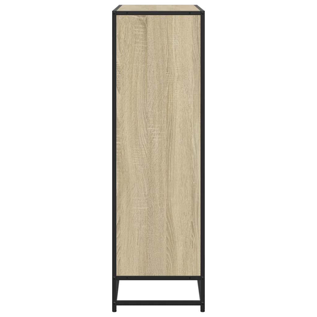 Βιβλιοθήκη Sonoma Δρυς 97,5x33x107,5 εκ Επεξεργ. Ξύλο & Μέταλλο