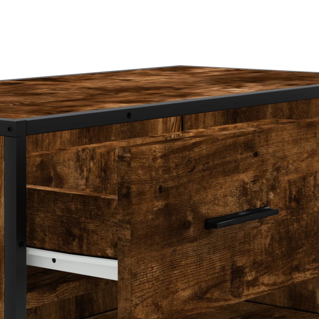 Ντουλάπι παπουτσιών καπνιστή Κατασκευασμένο ξύλο και μέταλλο