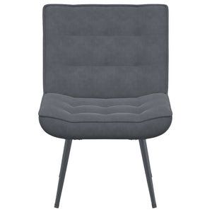 Καρέκλα χαλάρωσης Σκούρο Γκρι 64x74x84 cm Βελούδο