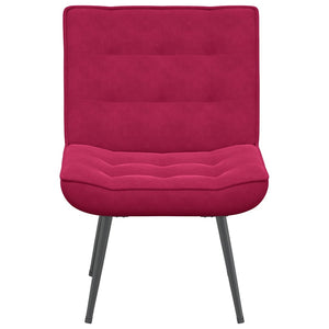 Καρέκλα χαλάρωσης Wine Red 64x74x84 cm Velvet