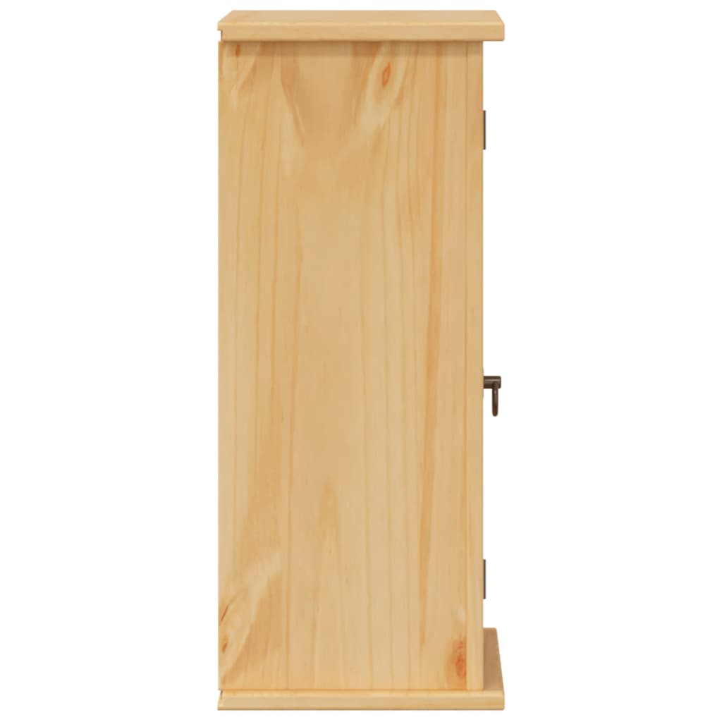 Ντουλάπι Μπάνιου Επιτ. Corona 45x27x64,5εκ Μασίφ Ξύλο Πεύκου - Pakobazaar
