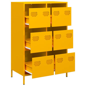 Ντουλάπι Μουσταρδί 68x39x101,5 εκ. από Ατσάλι - Pakobazaar