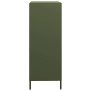 Ντουλάπι Πράσινο Λαδί 68x39x101,5 εκ. από Ατσάλι