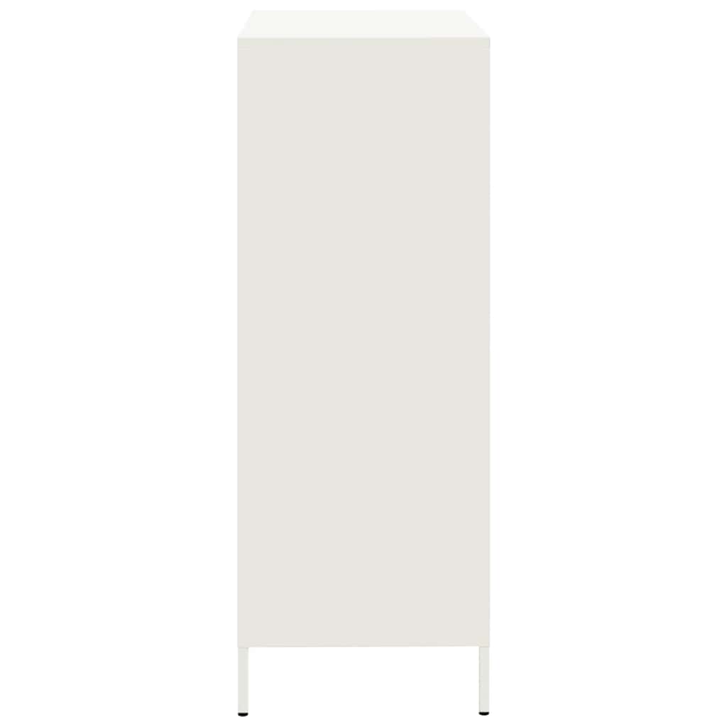 Ντουλάπι Λευκό 68x39x101,5 εκ. από Χάλυβα