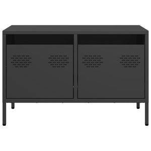 Έπιπλο Τηλεόρασης Μαύρο 68x39x43,5 εκ. Χάλυβας Ψυχρής Έλασης