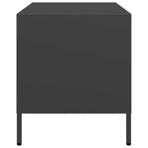 Έπιπλο Τηλεόρασης Μαύρο 68x39x43,5 εκ. Χάλυβας Ψυχρής Έλασης