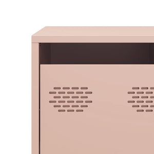 Έπιπλο Τηλεόρασης Ροζ 68 x 39 x 43,5 εκ. Χάλυβας Ψυχρής Έλασης