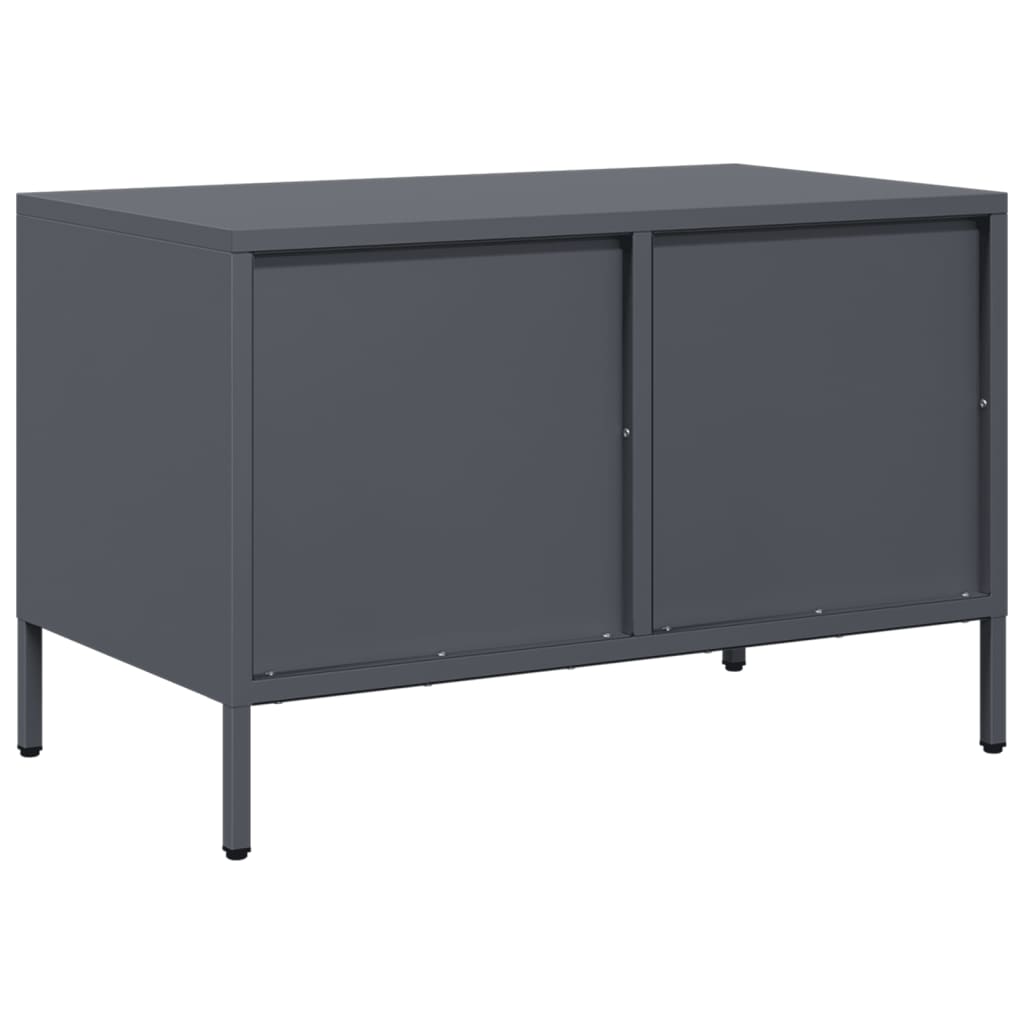 Έπιπλο Τηλεόρασης Ανθρακί 68x39x43,5 εκ. Ατσάλι Ψυχρής Έλασης