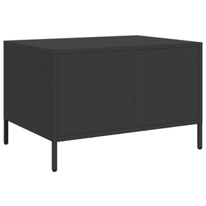 Έπιπλο Τηλεόρασης Μαύρο 68x50x43,5 εκ. Χάλυβας Ψυχρής Έλασης