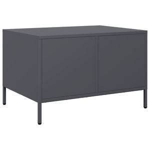 Έπιπλο Τηλεόρασης Ανθρακί 68x50x43,5 εκ. Ατσάλι Ψυχρής Έλασης
