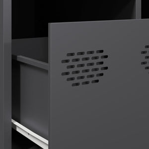 Έπιπλο Τηλεόρασης Ανθρακί 68x50x43,5 εκ. Ατσάλι Ψυχρής Έλασης