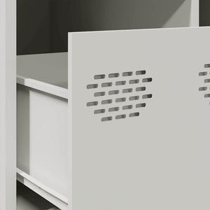 Έπιπλο Τηλεόρασης Λευκό 68x50x43,5 εκ. Χάλυβας Ψυχρής Έλασης - Pakobazaar