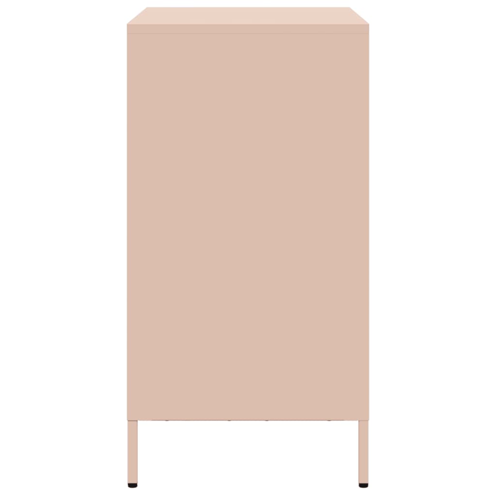 Ντουλάπι Ροζ 68x39x73,5 εκ. από Χάλυβα Ψυχρής Έλασης - Pakobazaar