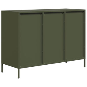 Ντουλάπι Λαδί 101,5x39x73,5 εκ. από Χάλυβα Ψυχρής Έλασης