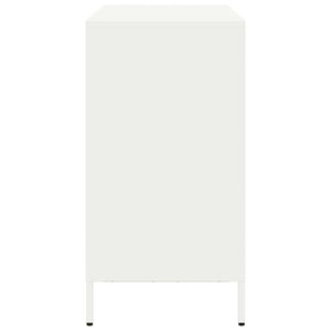 Σκευοθήκη Λευκό 101,5x39x73,5 cm Ατσάλι ψυχρής έλασης