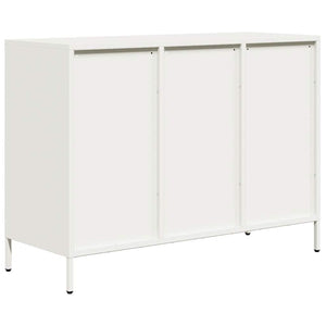 Σκευοθήκη Λευκό 101,5x39x73,5 cm Ατσάλι ψυχρής έλασης