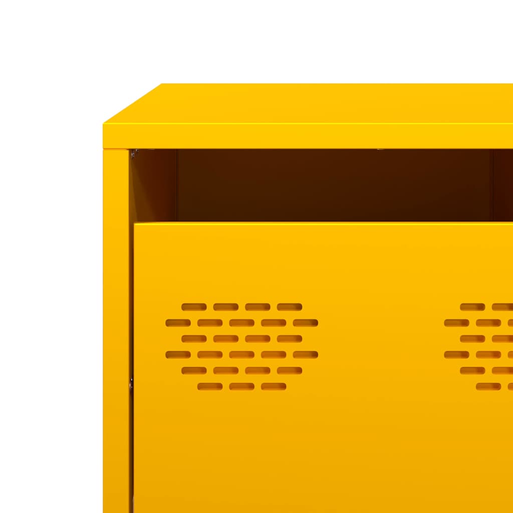 Τραπεζάκι σαλονιού Κίτρινο μουσταρδί Ατσάλι ψυχρής έλασης - Pakobazaar