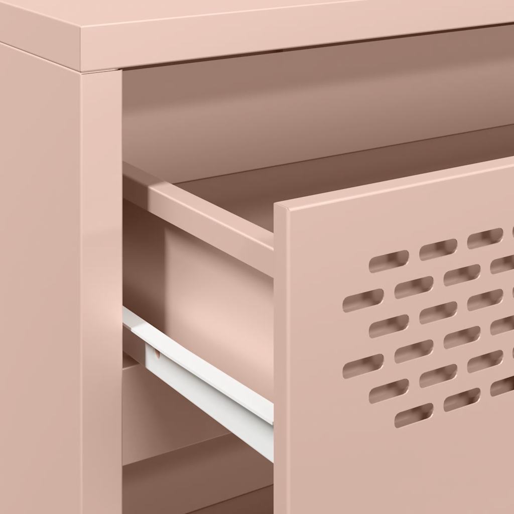 Ντουλάπι Ροζ 68x39x58,5 εκ. από Χάλυβα Ψυχρής Έλασης