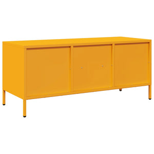 Έπιπλο Τηλεόρασης Μουσταρδί 101,5x39x43,5 Ατσάλι Ψυχρής Έλασης - Pakobazaar