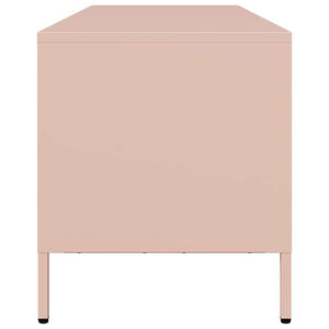 Έπιπλο Τηλεόρασης Ροζ 135x39x43,5 εκ. Ατσάλι Ψυχρής Έλασης - Pakobazaar