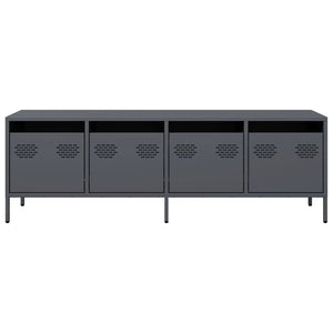 Έπιπλο Τηλεόρασης Ανθρακί 135x39x43,5 εκ. Ατσάλι Ψυχρής Έλασης
