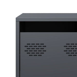Έπιπλο Τηλεόρασης Ανθρακί 135x39x43,5 εκ. Ατσάλι Ψυχρής Έλασης