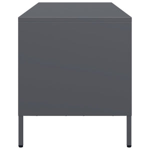 Έπιπλο Τηλεόρασης Ανθρακί 68x39x43,5 εκ. Ατσάλι Ψυχρής Έλασης