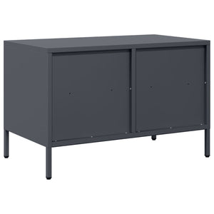 Έπιπλο Τηλεόρασης Ανθρακί 68x39x43,5 εκ. Ατσάλι Ψυχρής Έλασης