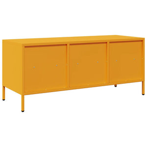 Έπιπλο Τηλεόρασης Μουσταρδί 101,5x39x43,5 Ατσάλι Ψυχρής Έλασης