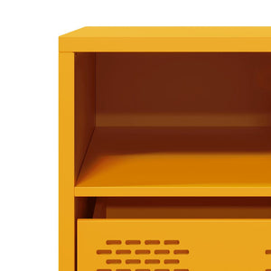 Έπιπλο Τηλεόρασης Μουσταρδί 101,5x39x43,5 Ατσάλι Ψυχρής Έλασης