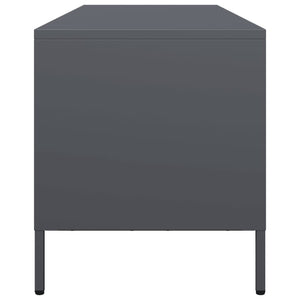 Έπιπλο Τηλεόρασης Ανθρακί 135x39x43,5 εκ. Ατσάλι Ψυχρής Έλασης - Pakobazaar