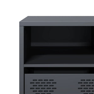 Έπιπλο Τηλεόρασης Ανθρακί 135x39x43,5 εκ. Ατσάλι Ψυχρής Έλασης - Pakobazaar