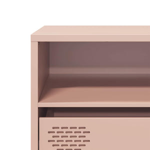 Έπιπλο Τηλεόρασης Ροζ 135x39x43,5 εκ. Ατσάλι Ψυχρής Έλασης